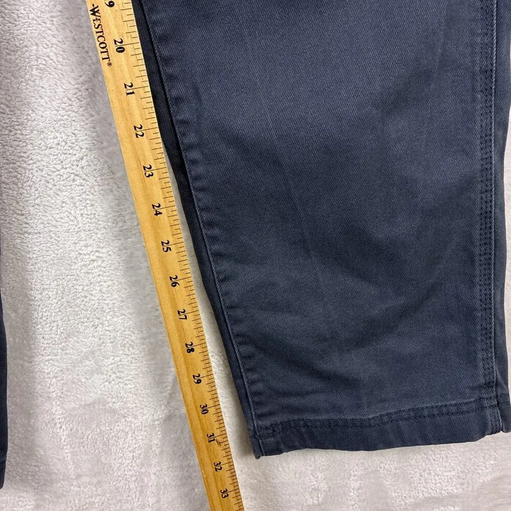 VTG LL Bean Pants Mens 38x32 Blue Twill Field Trousers Preppy Outdoors Workwear